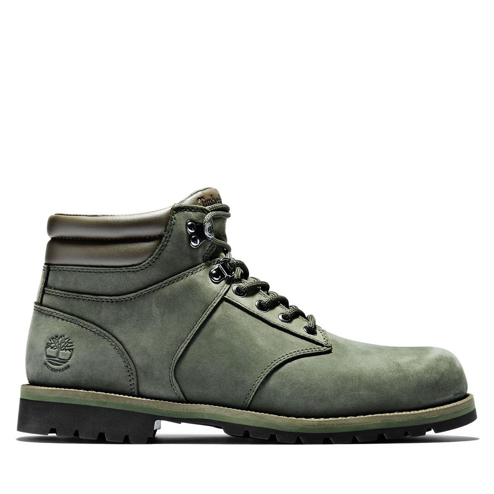 Botas de Montaña Timberland Argentina Hombre - Redwood Falls Waterproof Mid - Verde Oscuro - IARDJP-